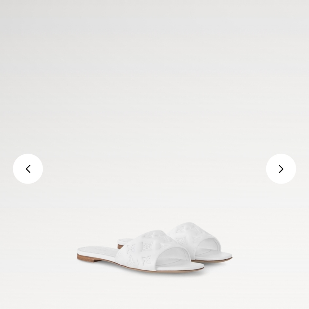 NWOT Neo Revival Flat Mule. Still on LV website. sold out in a size 9
